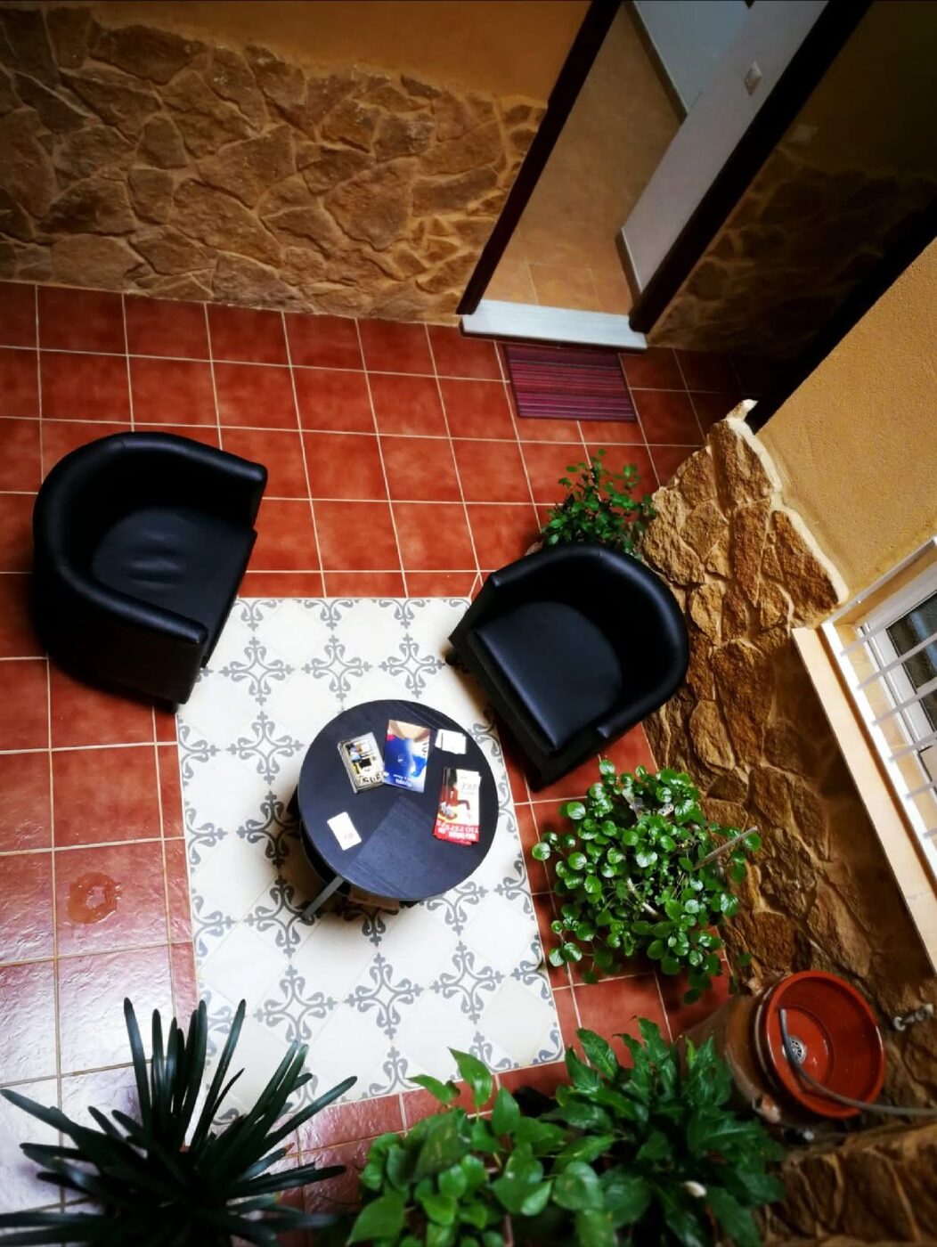Patio del Alojamiento Hipatia en Jerez